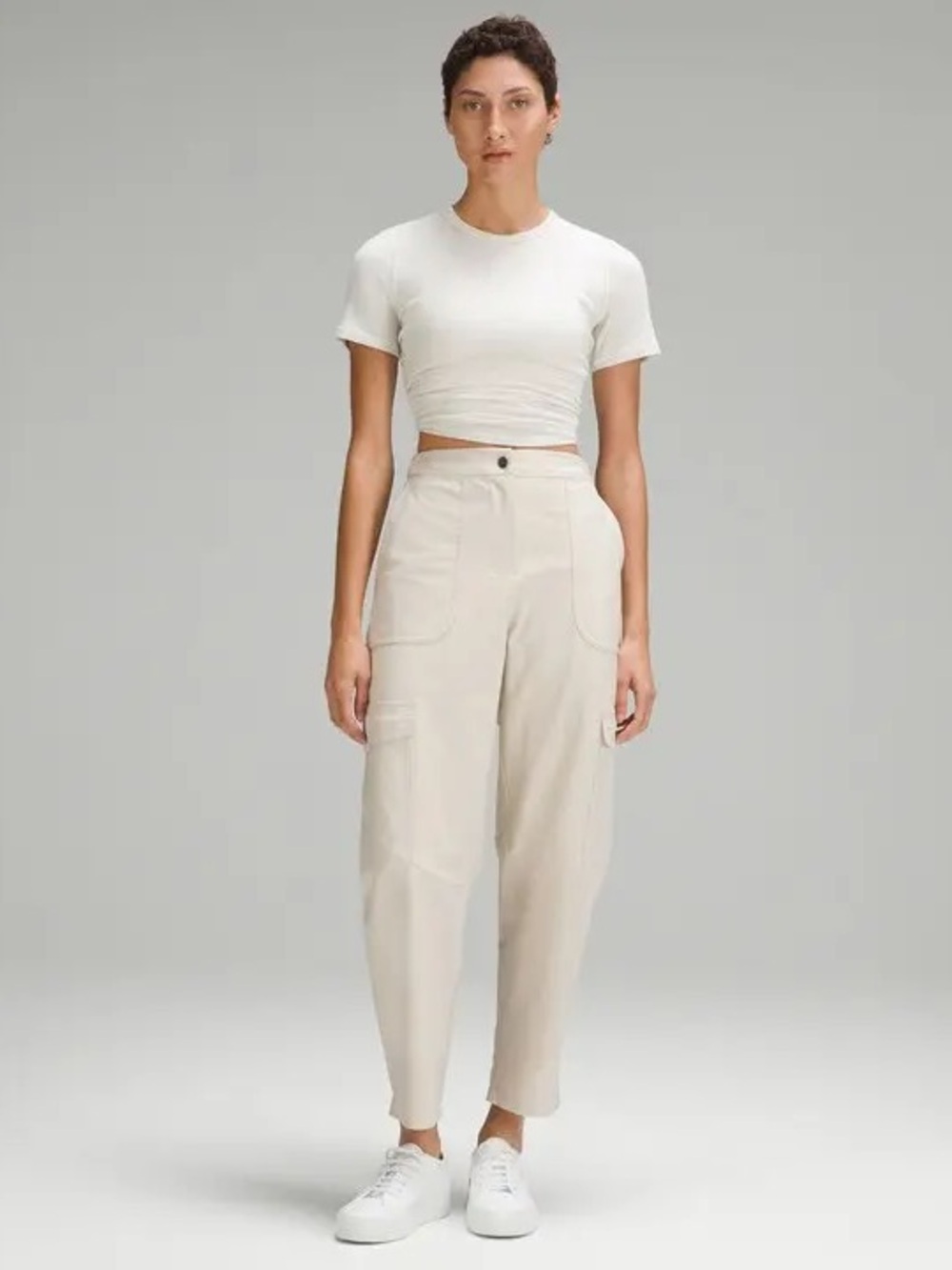 Lululemon Light Utilitech Cargo Pocket High-Rise Pant Natural Ivory